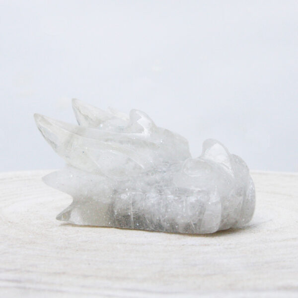 Orgonite drakenschedel met Bergkristal 9 - Afbeelding 2
