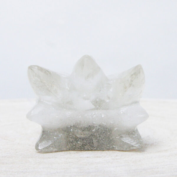 Orgonite drakenschedel met Bergkristal 9 - Afbeelding 6
