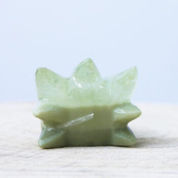 Krachtige Orgonite drakenschedel met Groene fluoriet, Seleniet en Bergkristal PD0045 - Afbeelding 7