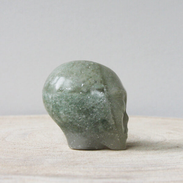 Orgonite Star-Being schedel met Aquamarijn - Afbeelding 3