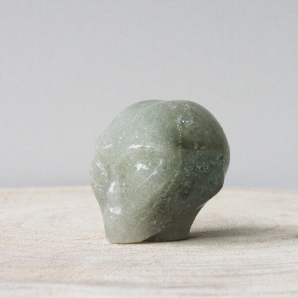 Orgonite Star-Being schedel met Aquamarijn - Afbeelding 6
