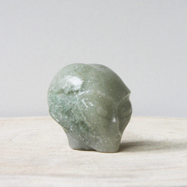 Orgonite Star-Being schedel met Aquamarijn - Afbeelding 2