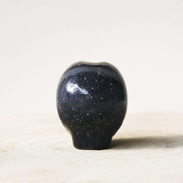 Orgonite Star-Being schedel met Amethist en Seleniet 2 - Afbeelding 4