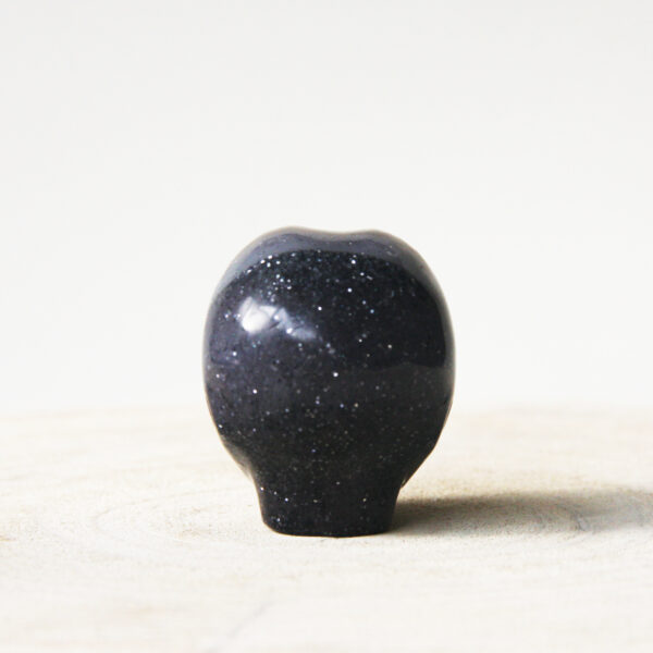 Orgonite Star-Being schedel met Amethist en Seleniet 1 - Afbeelding 4