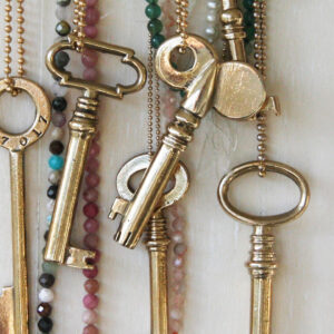 Persoonlijk afgestemde sleutel in brons