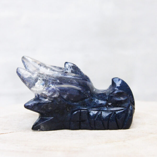 Orgonite drakenschedel Lapis Lazuli 37
