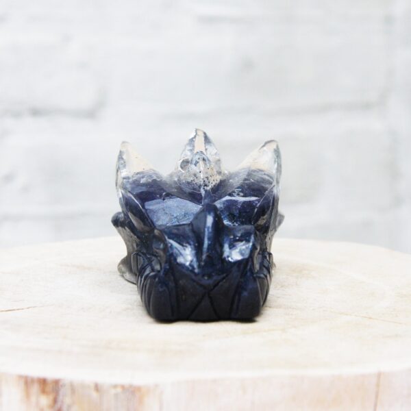 Orgonite drakenschedel Lapis Lazuli 37 - Afbeelding 3
