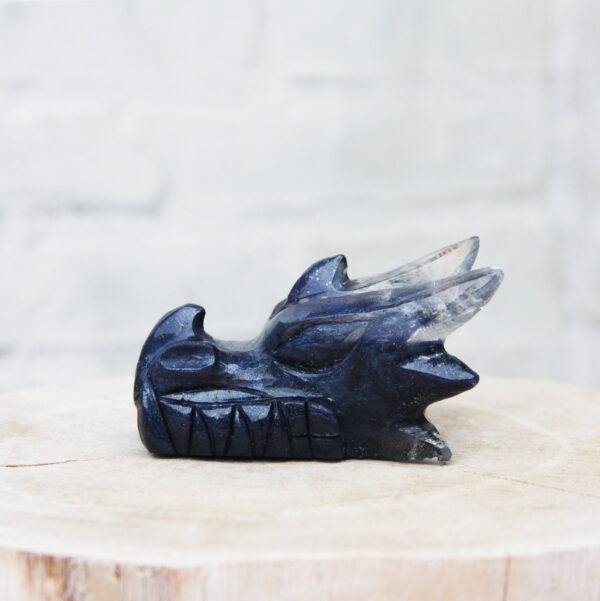 Orgonite drakenschedel Lapis Lazuli 37 - Afbeelding 5