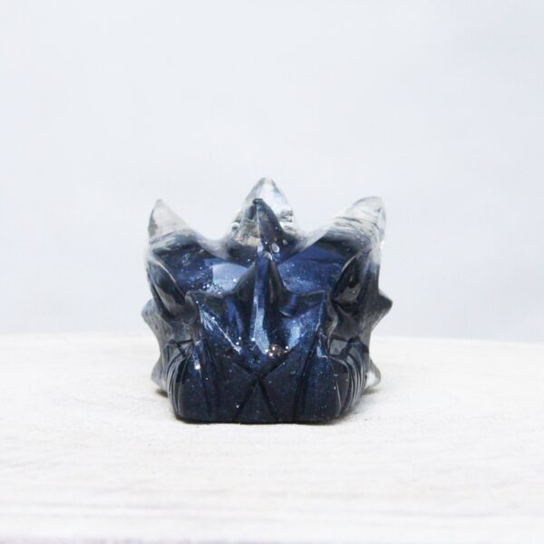 Orgonite drakenschedel Lapis Lazuli 38 - Afbeelding 3