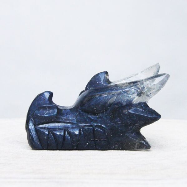 Orgonite drakenschedel Lapis Lazuli 38 - Afbeelding 5