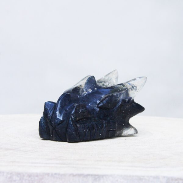 Orgonite drakenschedel Lapis Lazuli 38 - Afbeelding 4