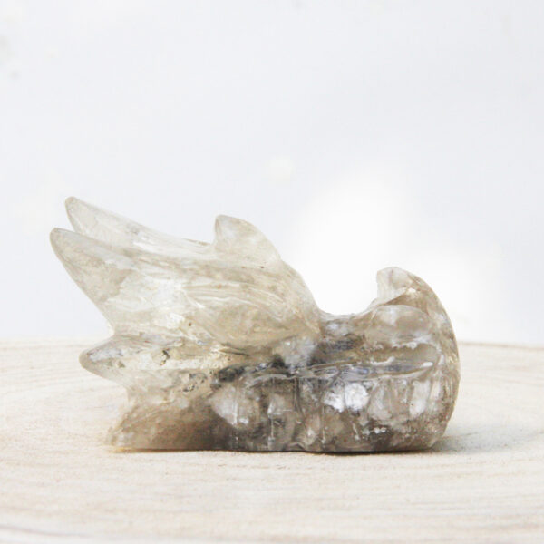 Orgonite drakenschedel met Mika 46