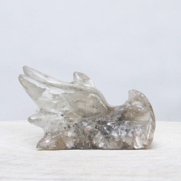 Orgonite drakenschedel met Mika 48
