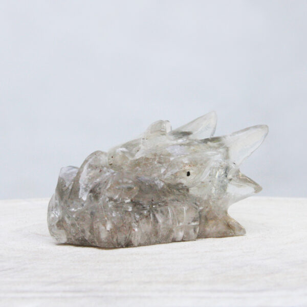Orgonite drakenschedel met Mika 48 - Afbeelding 5