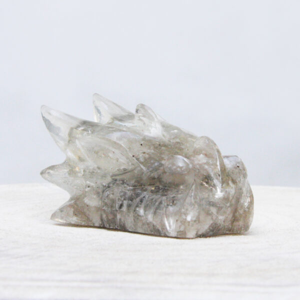 Orgonite drakenschedel met Mika 48 - Afbeelding 2