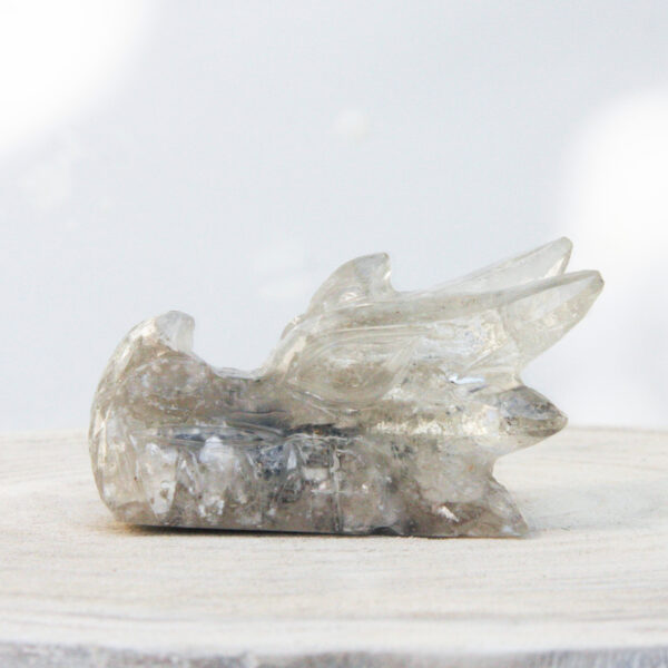 Orgonite drakenschedel met Mika 46 - Afbeelding 6