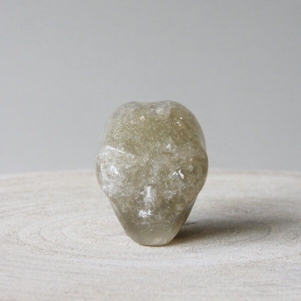 Orgonite Star-Being schedel met Lemon kwarts - Afbeelding 2