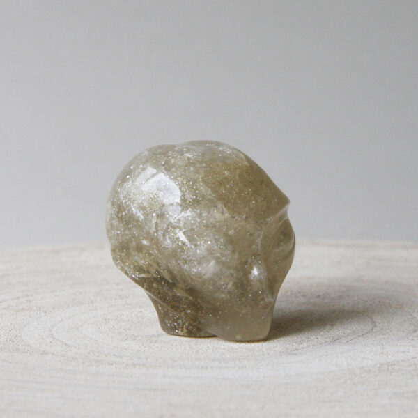 Orgonite Star-Being schedel met Lemon kwarts - Afbeelding 5