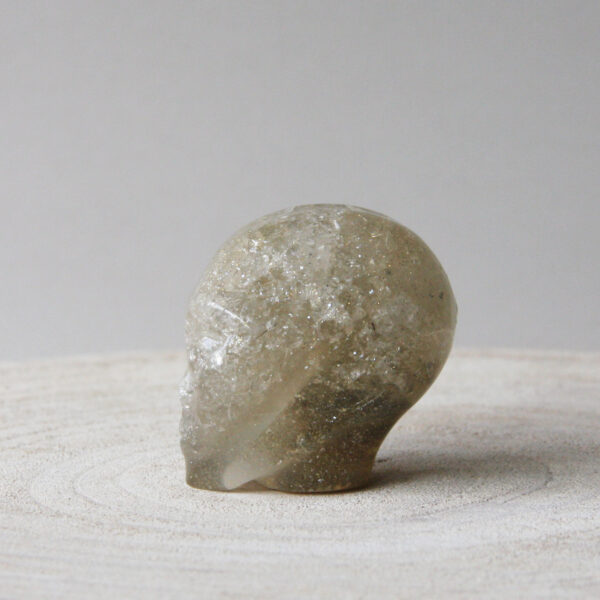 Orgonite Star-Being schedel met Lemon kwarts - Afbeelding 3