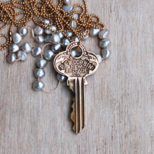 Persoonlijk afgestemde sleutel in brons